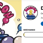 A screenshot of the fundraising page for the Canadian cancer society, featuring the DashCon 2 logo